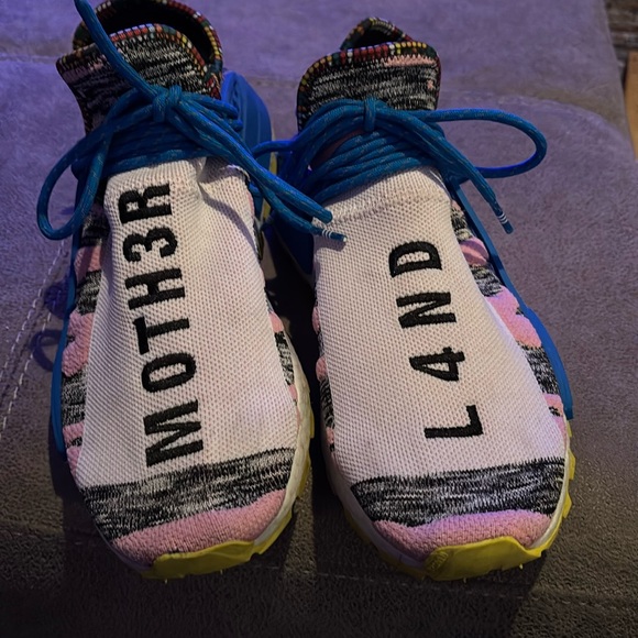 Adidas x Pharrell Williams mother land colab sneakers